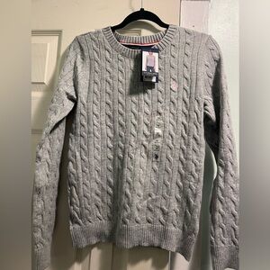 NWT - Polo Assn Light Grey Sweater Size - Medium